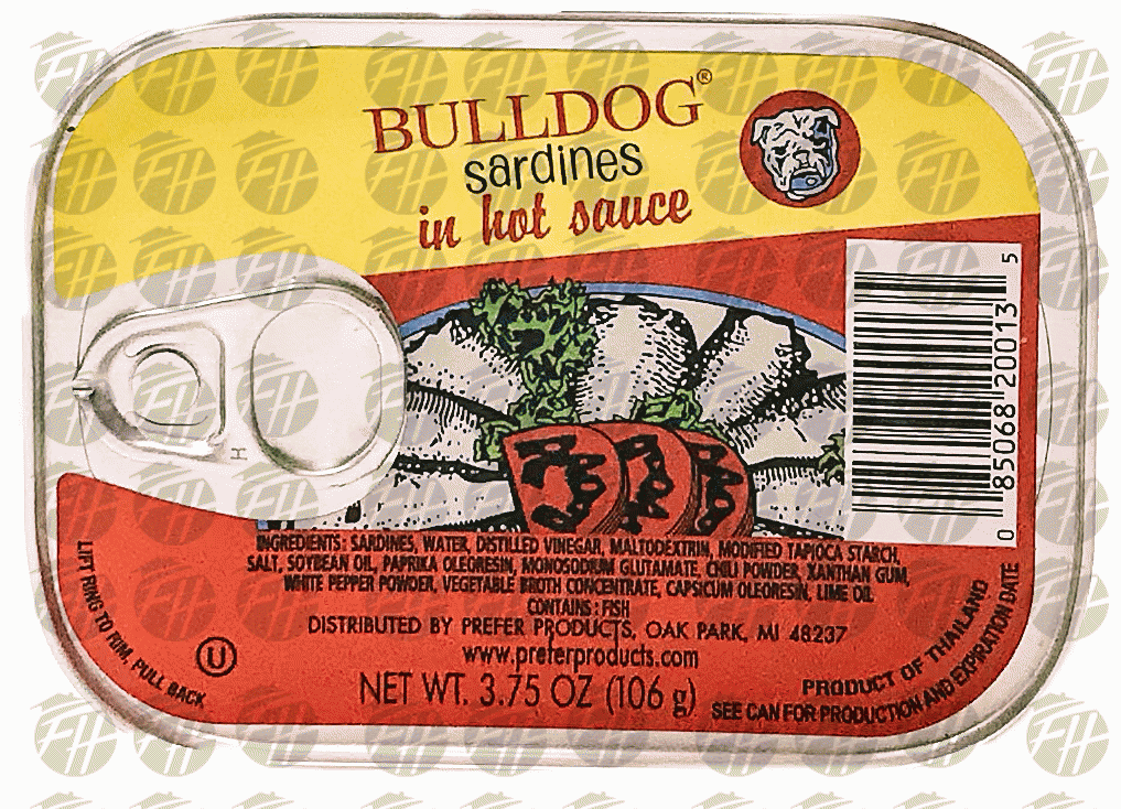 Bull Dog  sardines in hot sauce Full-Size Picture